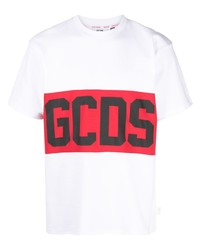 Gcds Band Logo Cotton T Shirt