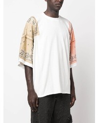 KAPITAL Bandana Print Cotton T Shirt