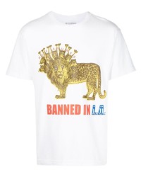 Pleasures Banned Print T Shirt