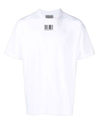 Vetements Barcode Print Short Sleeved T Shirt