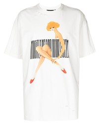 Mostly Heard Rarely Seen Barcode Woman Cotton T Shirt