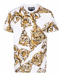 VERSACE JEANS COUTURE Barocco Print Cotton T Shirt