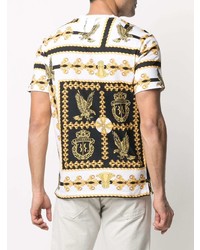 Billionaire Baroque Falcon Print T Shirt