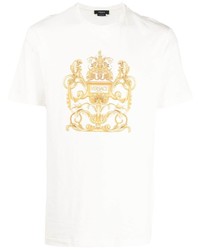 Versace Baroque Pattern Print T Shirt