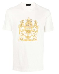 Versace Baroque Pattern Print T Shirt