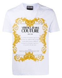 VERSACE JEANS COUTURE Baroque Print Logo T Shirt