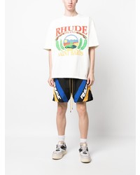 Rhude Beach Chair Logo Print T Shirt