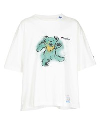 Maison Mihara Yasuhiro Bear Motif Cotton T Shirt