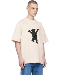 We11done Beige Teddy T Shirt