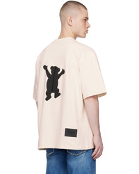 We11done Beige Teddy T Shirt