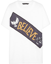 Marc by Marc Jacobs Believe Printed Cotton T Shirt