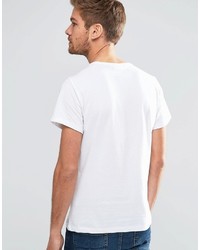 Blend of America Blend Live Fast James Dean Print Slim T Shirt In White