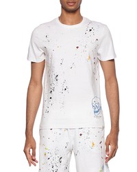ELEVENPARIS Bless This Mess Cotton Graphic Tee In White Splatter At Nordstrom
