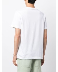 Calvin Klein Blurred Address Logo Print T Shirt