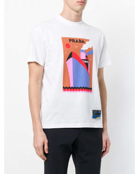 Prada Boat Print T Shirt