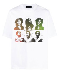 DSQUARED2 Bob Marley Printed T Shirt