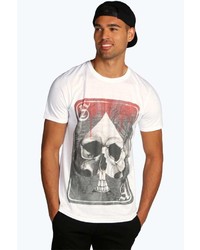 Boohoo Skull Print T Shirt
