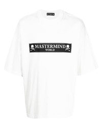 Mastermind World Boxed Logo Print Skull T Shirt
