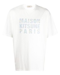 MAISON KITSUNÉ Boxy Fit Logo Print T Shirt