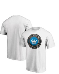 FANATICS Branded White Charlotte Fc Primary Logo Team T Shirt