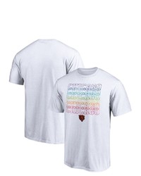FANATICS Branded White Chicago Bears City Pride T Shirt