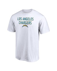 FANATICS Branded White Los Angeles Chargers Big Tall Game Day Stack T Shirt