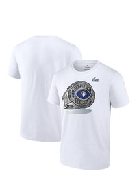FANATICS Branded White Los Angeles Rams Super Bowl Lvi Champions Ring T Shirt At Nordstrom