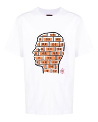 Clot Brick Head Graphic Print T Shirt