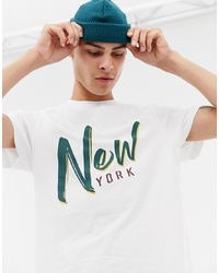 Brooklyn Supply Co. Brooklyn Supply Co Organic T Shirt With New York Text