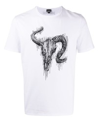 Just Cavalli Bull Head Logo T Shirt