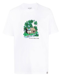 Carhartt WIP Cabin Graphic Print T Shirt