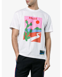 Prada Cactus Print T Shirt