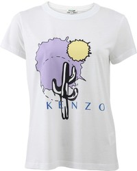 Kenzo Cactus Print T Shirt