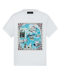 Amiri California Hawaiian Print T Shirt