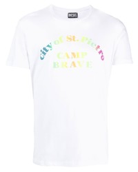 Diesel Camp Brave Gradient Print T Shirt