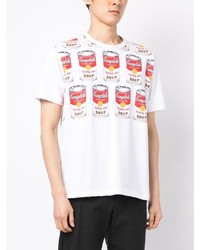 Junya Watanabe MAN Campbell Soup Graphic Print T Shirt
