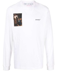 Off-White Caravaggio Lute Print T Shirt