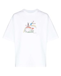 Martine Rose Cartoon Logo Crew Neck T Shirt