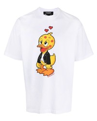 DOMREBEL Cartoon Print T Shirt