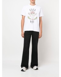 Casablanca Casa Way Print Organic Cotton T Shirt