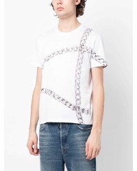 Ports V Chain Link Print T Shirt