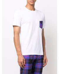 Hydrogen Checked Pocket Short Sleeve T Shirt