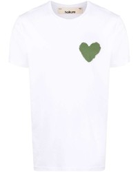 Haikure Chest Heart Print T Shirt