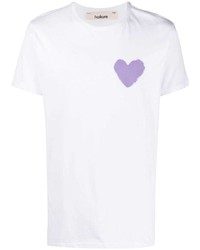 Haikure Chest Heart Print T Shirt