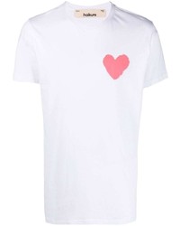Haikure Chest Heart Print T Shirt