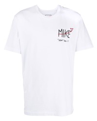MIKE Chest Logo Print Detail T Shirt