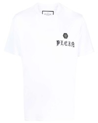 Philipp Plein Chest Logo Print Detail T Shirt