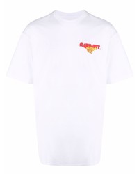 Carhartt WIP Chest Logo Print T Shirt