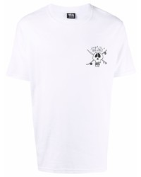 Stussy Chest Logo Print T Shirt