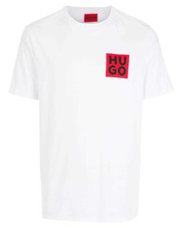 Hugo Chest Logo Print T Shirt